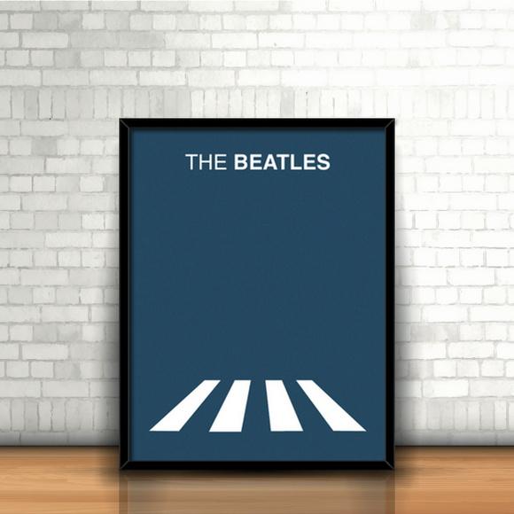 Quadro Abbey Road Minimalist