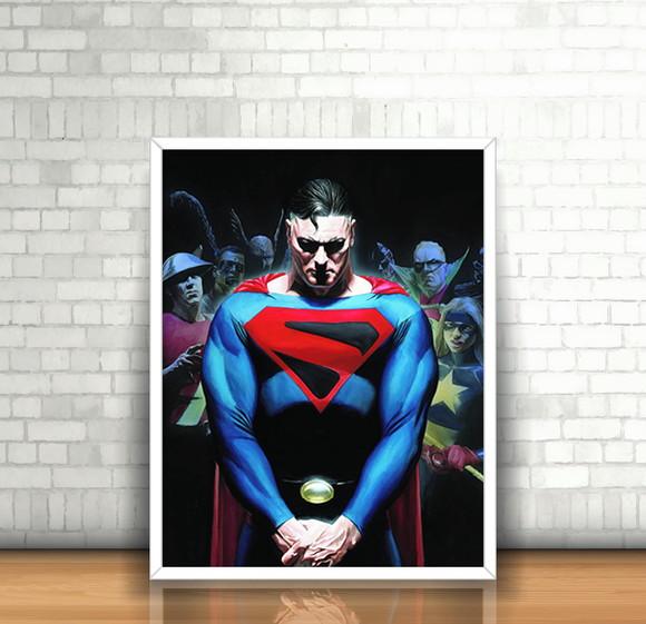 Quadro Alex Ross / Liga da Justiça