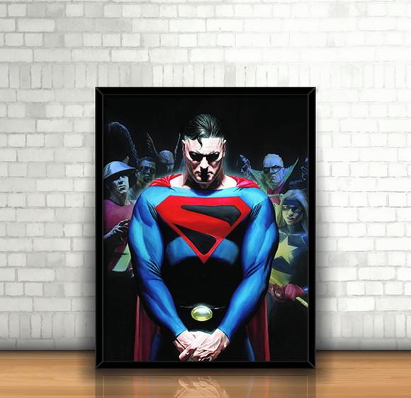 Quadro Alex Ross / Liga da Justiça