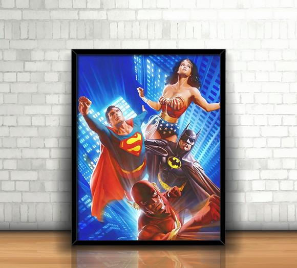 Quadro Alex Ross / Liga da Justiça