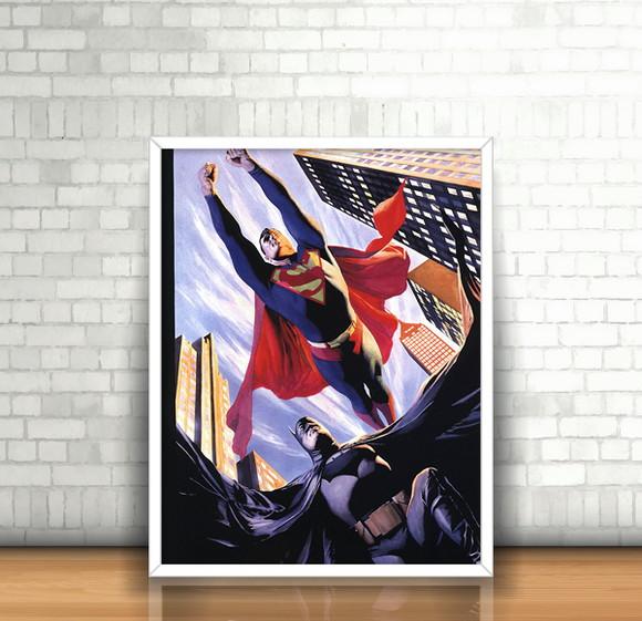Quadro Alex Ross / Superman & Batman
