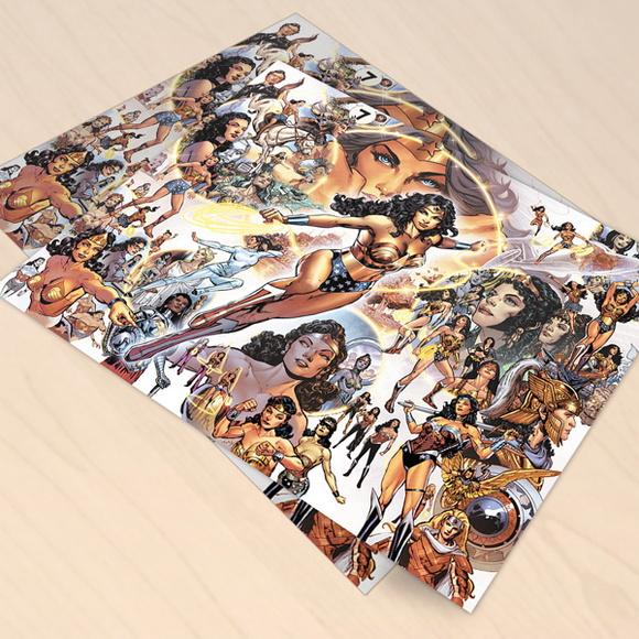 Quadro All Star / Mulher-Maravilha