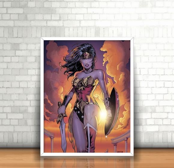 Quadro Amazona / Mulher-Maravilha