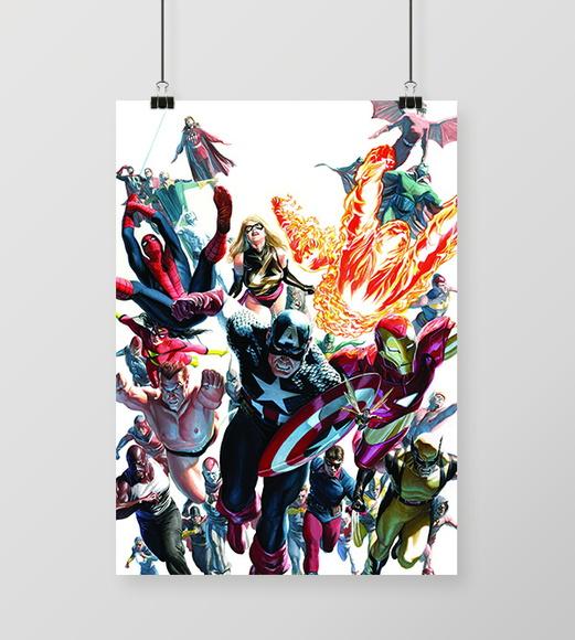Quadro All Star Marvel