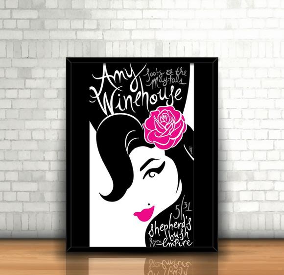 Quadro Amy Winehouse