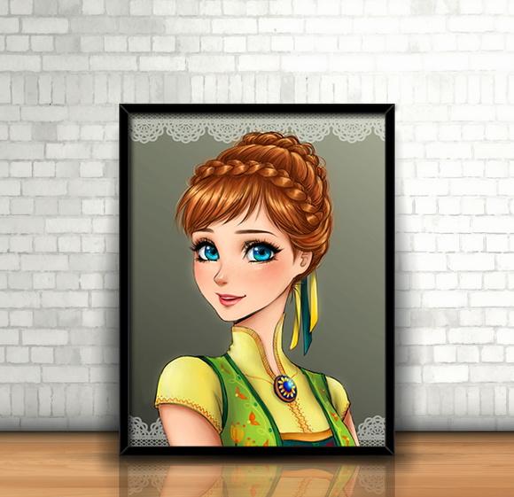 Quadro Anna (Frozen) / Anime