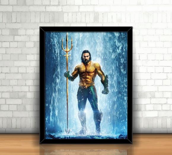 Quadro Aquaman / Liga da Justiça