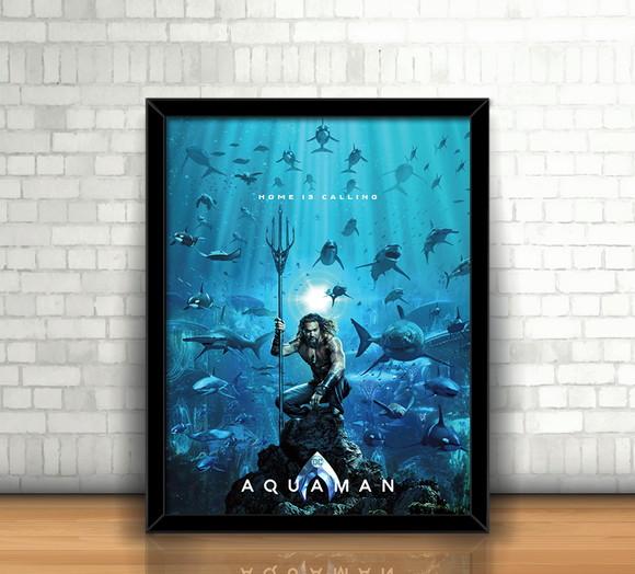 Quadro Aquaman / Liga da Justiça