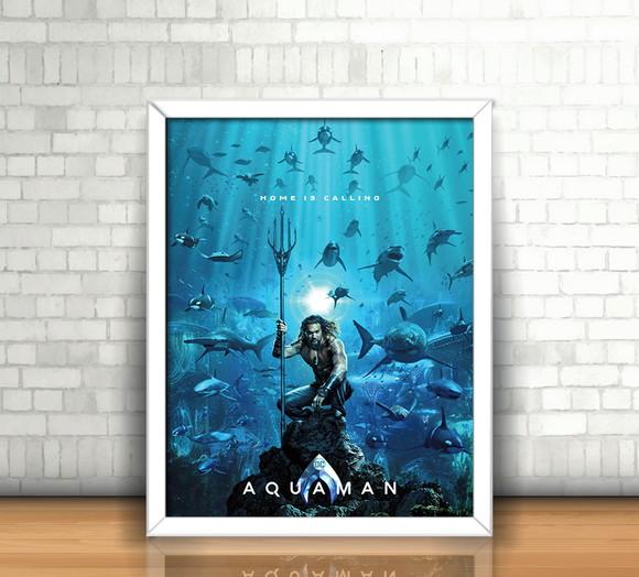 Quadro Aquaman / Liga da Justiça