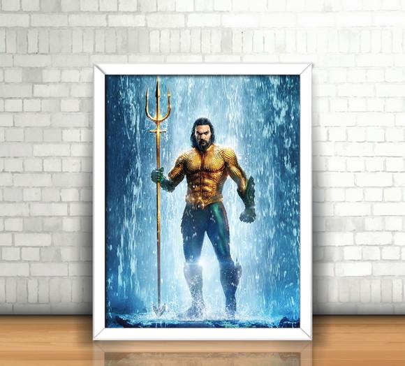 Quadro Aquaman / Liga da Justiça