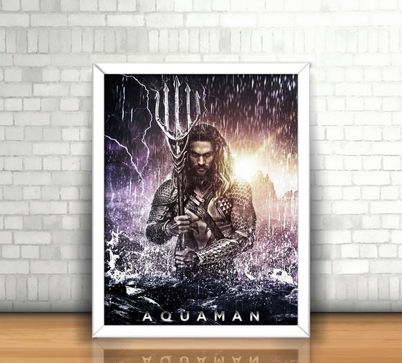 Quadro Aquaman / Liga da Justiça