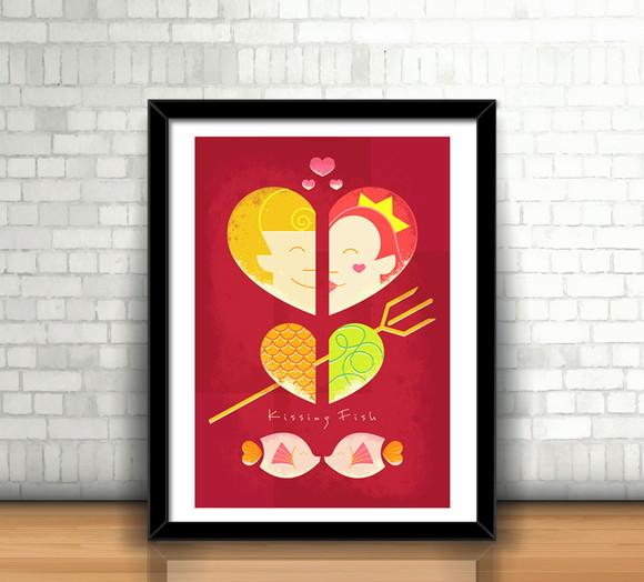 Quadro Aquaman & Mera