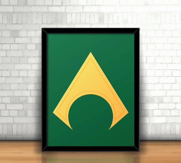 Quadro Aquaman / Sìmbolo