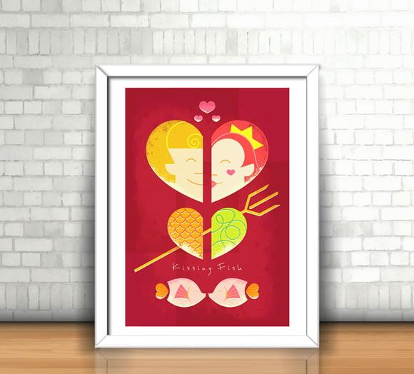 Quadro Aquaman & Mera