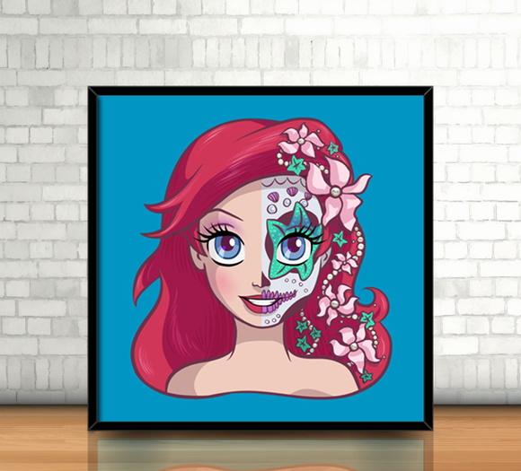 Quadro Ariel/Catrina (20x20cm)