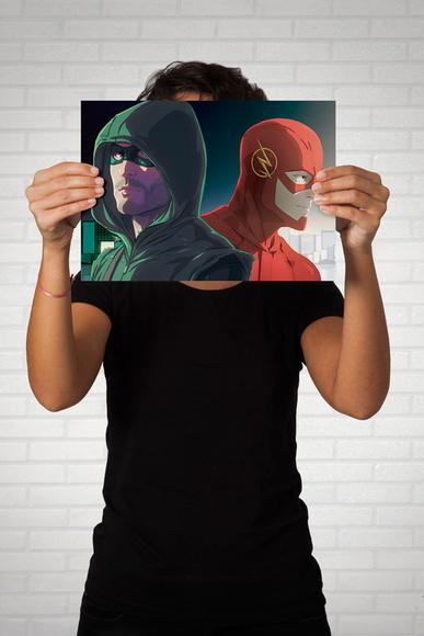 Quadro Arqueiro e Flash