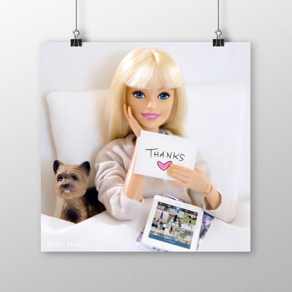 Quadro Barbie (20x20cm)