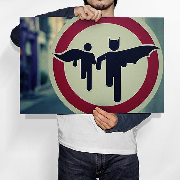 Quadro Batman & Robin