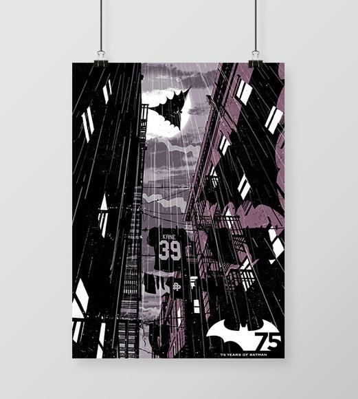 Quadro Batman 75 Anos