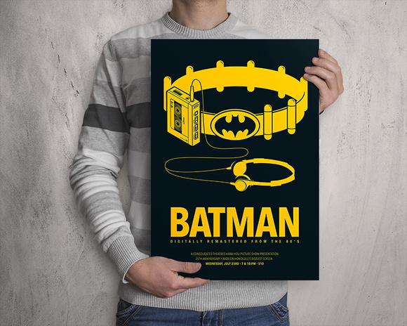 Quadro Batman Anos 80