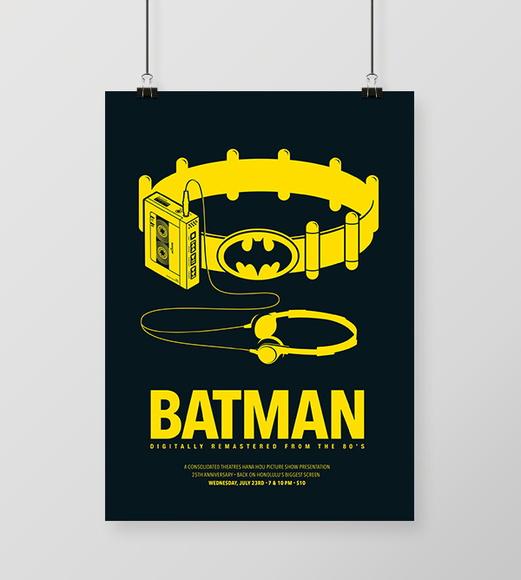 Quadro Batman Anos 80