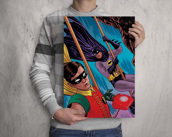 Quadro Batman & Robin Clássico