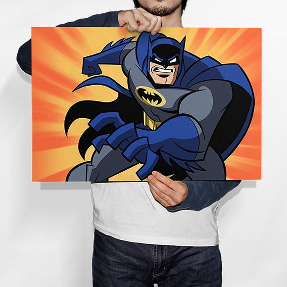 Quadro Batman Bravos e Destemidos