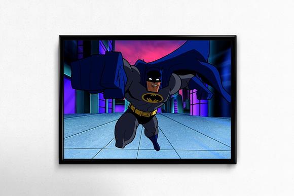 Quadro Batman Bravos e Destemidos