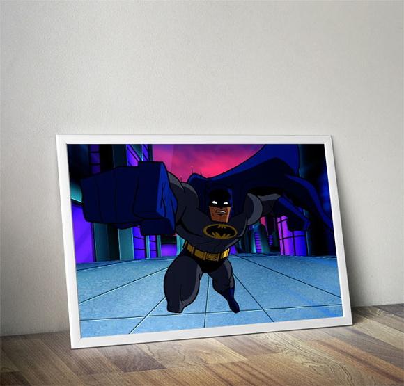 Quadro Batman Bravos e Destemidos