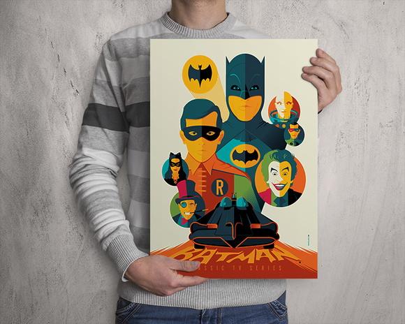 Quadro Batman Série Clássica TV