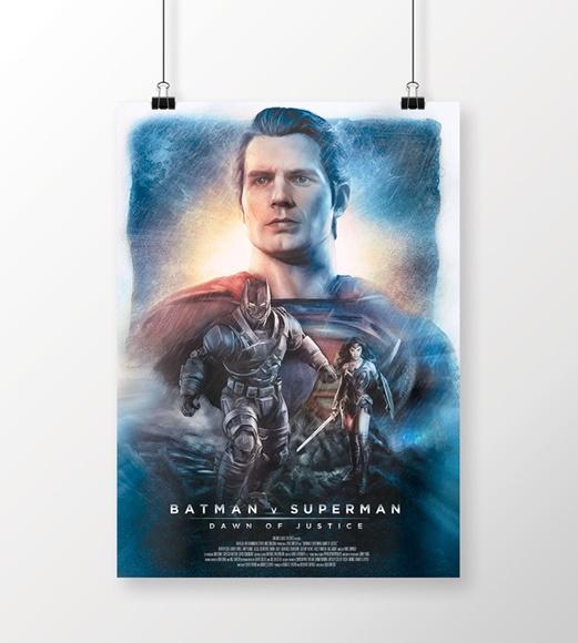 Quadro Batman vs Superman