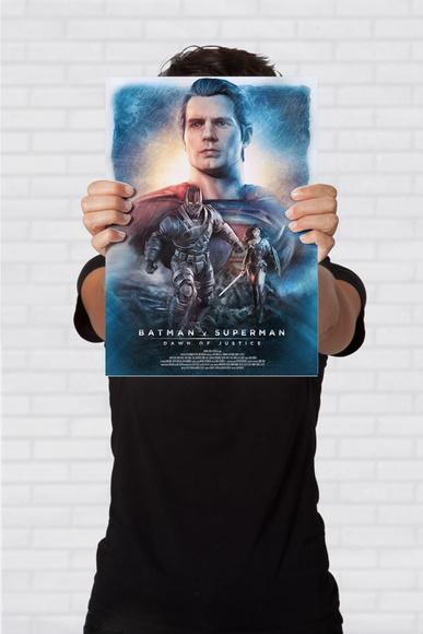 Quadro Batman vs Superman