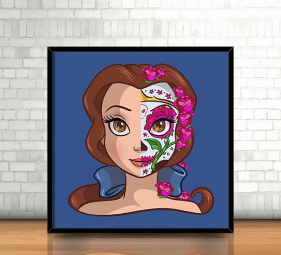 Quadro Bela/Catrina (20x20cm)