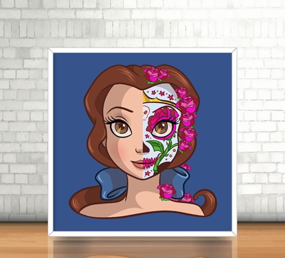 Quadro Bela/Catrina (20x20cm)