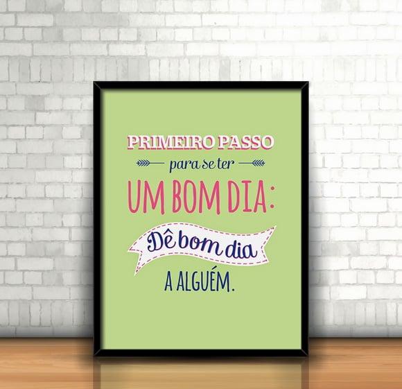 Quadro Bom Dia!
