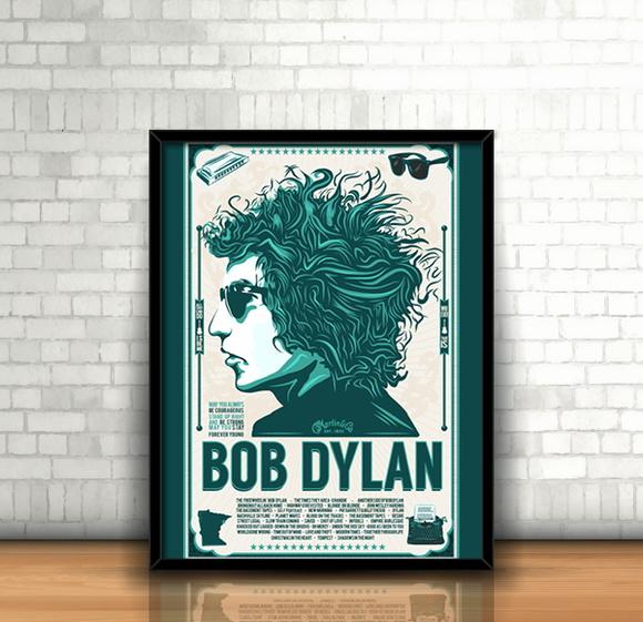 Quadro Bob Dylan