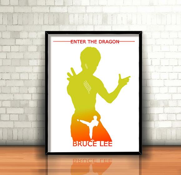 Quadro Bruce Lee