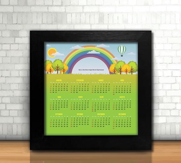 Quadro Calendário (20x20cm)