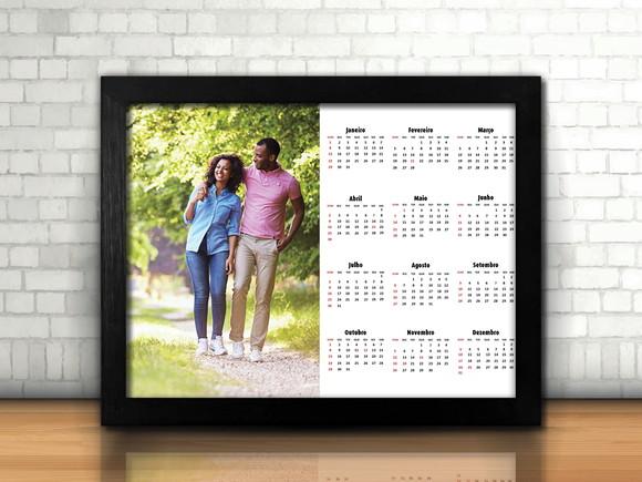 Quadro Calendário 20x30cm