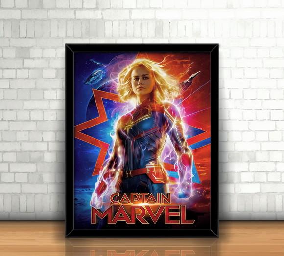 Quadro Capitã Marvel
