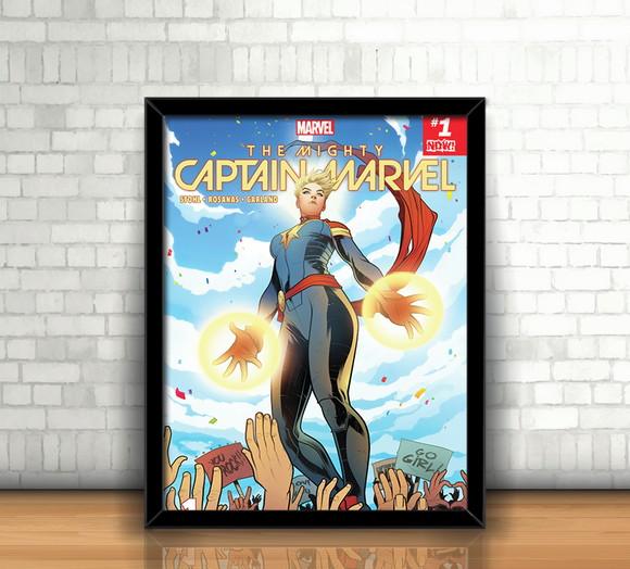 Quadro Capitã Marvel