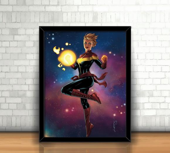 Quadro Capitã Marvel