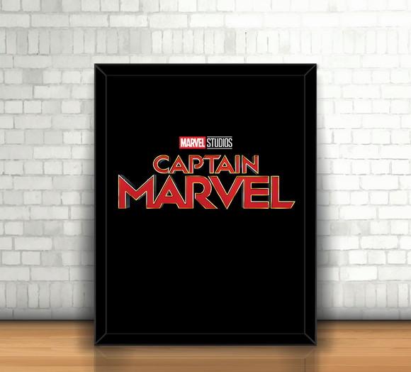 Quadro Capitã Marvel