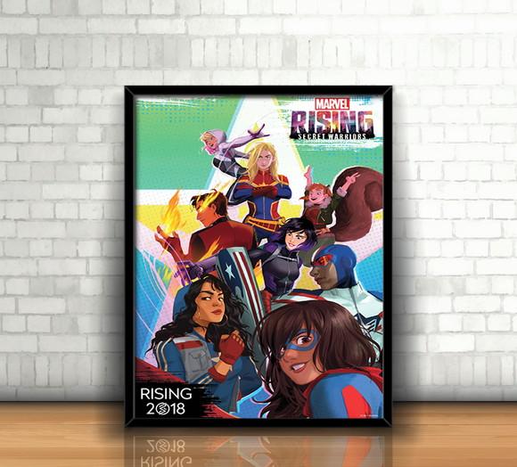 Quadro Capitã Marvel