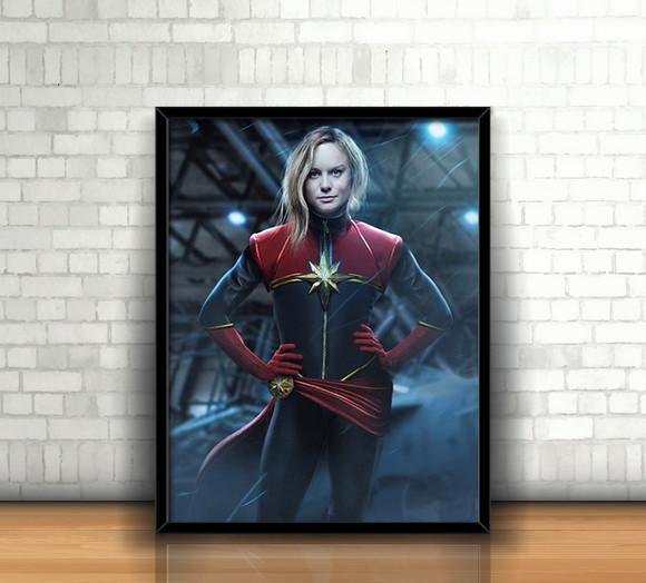 Quadro Capitã Marvel