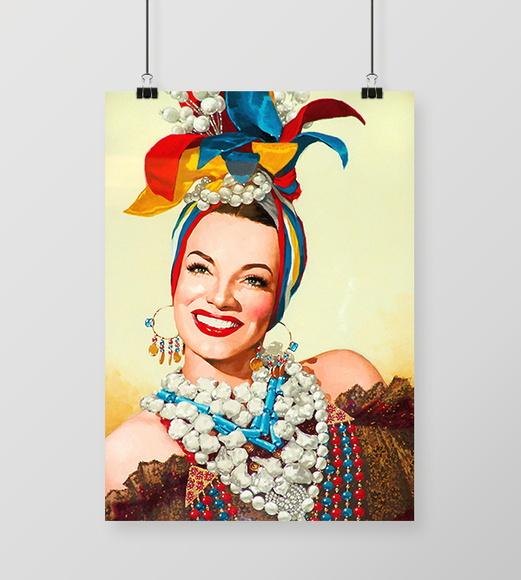Quadro Carmen Miranda