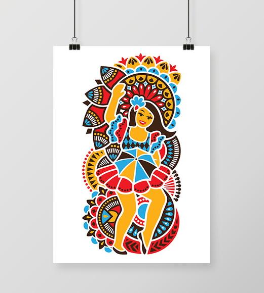 Quadro Carnaval / Fantasia