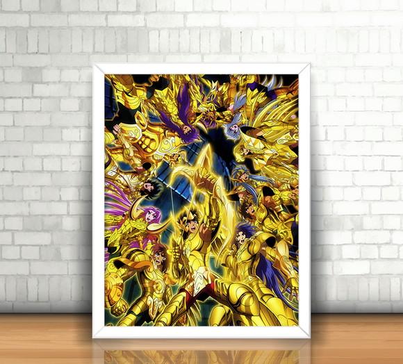 Quadro Cavaleiros do Zodíaco