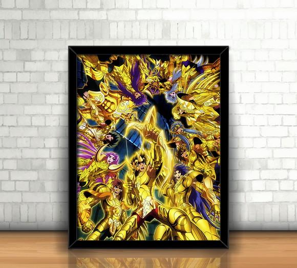 Quadro Cavaleiros do Zodíaco