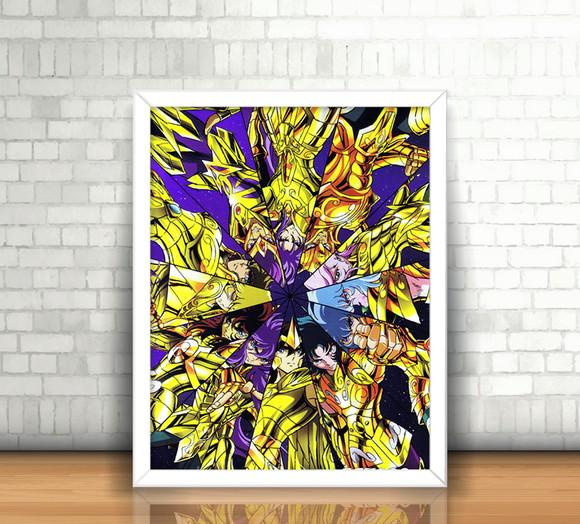 Quadro Cavaleiros do Zodíaco